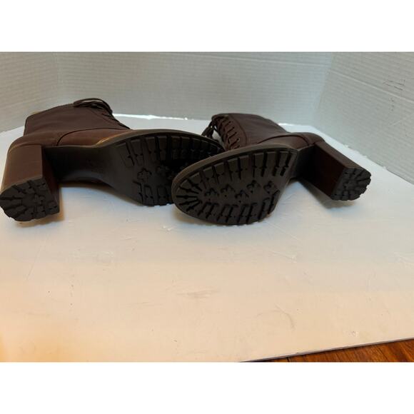 Naturalizer Women's Callie Lace Up Heeled Bootie Brown size 10 M new brown - Picture 8 of 8